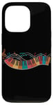 Coque pour iPhone 13 Pro Piano Clavier Notes de Musique Art Coloré Pianiste Musicien