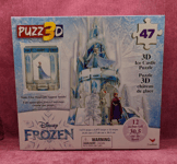 Brand New Puzz3D Disney Frozen Ice Castle, 47 Pieces, Make Elsa Appear Inside