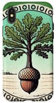 iPhone X/XS Oak from Acorn Illustration Tree Lovers mighty Oak tree Case