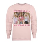 Mean Girls Womens/Ladies Pink Wednesdays Sweatshirt - M