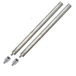 GOLDMAN SERVICE - 2 anodes de magnésium 22 x 350 mm pour thermos électrique + 2 adaptateurs pour différents filetages 8M-M6 - Anode abattage pour chauffage compatible avec toutes les grandes marques