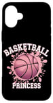 Coque pour iPhone 16 Plus Joueuse de basket-ball Basketball Princess