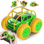 MaxTronic Chargement Direct Voiture télécommandée avec LED Réglable, Amphibie RC Radiocommandée pour Enfant 4WD 360° Rotation, 2.4Ghz Tout Terrain Crawlers Fête Cadeau 3-12 Ans Garçon Fille