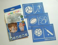 Snazaroo 6 Face Paint Stencils - Sports