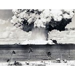 Artery8 Atomic Bomb Test Operation Crossroads Photograph Large Wall Art Poster Print Thick Paper 18X24 Inch