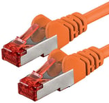 1aTTack.de 1x 50m - Câble patch câble réseau Cat 6 Cat6 RJ45 SFTP - orange