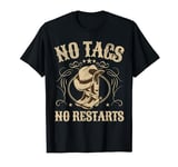 No Tags No Restarts Cowboy Western Country Fan Line Dance T-Shirt