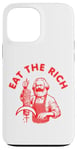 Coque pour iPhone 13 Pro Max Eat the rich - Karl Marx Eat Döner Kebab Rich