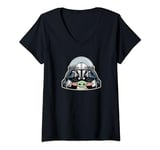 Star Wars The Mandalorian Season 3 N-1 Starfighter Grogu V-Neck T-Shirt