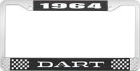 OER LF120164A nummerplåtshållare 1964 dart - svart