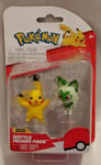 Pokemon Battle Figure Pack -     Pikachu v Sprigatito  New & Sealed