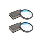 2x Ensemble de filtres d'aspirateur Hepa pour aspirateurs Rowenta Compact Power Cyclonic tels que RO3731EA, RO3724EA, RO3753EA, RO3786EA, RO3798EA,