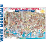 BOSTON WATERFRONT 1000 pc super deluxe Jigsaw Puzzle WHITE MOUNTAIN 07