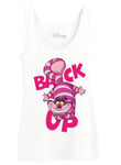 Disney « Back Up » WODALWOTK023 Débardeur Femme, Blanc, Taille S