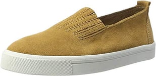 Minnetonka Femme Gabi Slip on Baskets à Enfiler, Beige, Taupe, Taupe, 39 EU