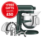 KitchenAid Artisan Pebbled Palm 6.6L Bowl Lift Food Mixer With FREE Gifts