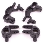 RPM Caster and Steering Blocks (Black) fits Traxxas Slash/Stampede 4x4