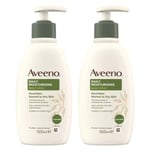 Aveeno Moisturising Body Lotion Colloidal Oatmeal Dry & Sensitive Skin 2x 500ml