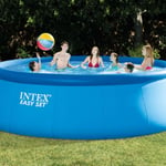 Piscine gonflable Easy Set INTEX 457 x 122 cm bleu - Hors-sol - Autoportante - Accessoires inclus