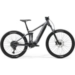 Merida eOne-Forty 400 SE Electric Full Suspension Mountain Bike 2024 Silver Road