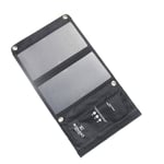 15W Chargeur solaire portatif Chargeur solaire 5V de ports d'USB double a panneau solaire impermeable Banque de puissance pour telephone portable