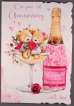 First Wedding Anniversary card 1st Anniversary(#OTB17268)