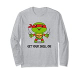 Teenage Mutant Ninja Turtles Raphael Get Your Shell On Chibi Long Sleeve T-Shirt