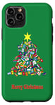 iPhone 11 Pro International Flags Nations Love World Peace Christmas Tree Case