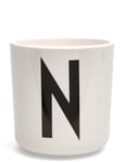 Kids Personal Eco Cup White Design Letters