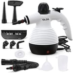 GLOIL Steamer Cleaning, Steam Cleaners for the home multi purpose with Safety Lock and 10 Accessory Kit to Remove Grime, Sofa,Bed bugs,Wallpaper,Car,Carpet,Bed bug and More-Steam Cleaner Handheld