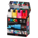 uni-ball uni Posca PC8K8C Paint Marker Pen Set, Large Tip, 8 Pieces - Assorted C