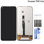 Écran LCD Huawei P40 Lite - Huawei - JNY-L21A JNY-L01A - Noir - Remplacement d'écran - Verre - Android