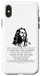 Coque pour iPhone X/XS O Lord God The Tout-Puissant Roi des rois Apocalypse 15:3-4