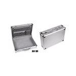 Velleman - Perel Attaché-case pour ordinateur portable et documents A4, avec 2 serrures à combinaison, bandoulière et coins renforcés, parfait pour