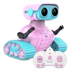 ALLCELE Jouets Robot Enfants Télécommandés, Jouets Electriques avec Poignée Télécommandée…… (Rose Bleu)