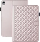 Coque Pour Ipad Mini 7 (A17 Pro) 2024/ Ipad Mini 6 8.3 Pouces Business Cuir Pu Tablet Étui Pour Ipad Mini 6 Avec Fente Pour Carte Fonction Stand Or Rose[Coq101659]