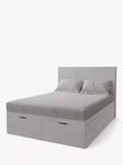 Koti Home Dee Upholstered Ottoman Storage Bed, King Size