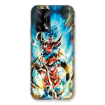 Cokitec White Manga Dragon Ball Sangoku Case Cover For Oppo A54 5G A74 5G