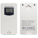 Thermomètre numérique Hygromètre Capteur extérieur pour station météo Capteur sans fil Hygromètre Thermomètre électronique 433.92MHz avec affichage,