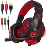 NEW DELUXE HEADSET HEADPHONE WITH MICROPHONE FOR DESKTOP PC MP3 IMAC MACBOOK PRO