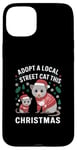 iPhone 15 Plus Funny Opossum Adopt A Local Street Cat Case