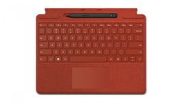 Microsoft Surface Pro Signature Keyboard with Slim Pen 2 Red Microsoft Cover port QWERTY English