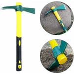 Csparkv - Houes Mini pioche outils jardinage désherbage Mini pioches en acier manche en fibre de verre arbre pioches jardinage outils agricoles