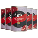 Epicure Tinned Ruby Grapefruit Segments in Grapefruit Juice, 410 g (12 Tins)