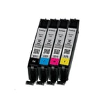 Original Canon Multi Pack Ink Cartridges, CLI-571BK CLI-571C CLI-571M CLI-571Y