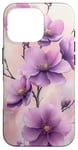 Coque pour iPhone 16 Pro Fleur De Cerisier Japonais Fleur Pourpre