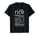 Cute Rice Design For Men Women White Food Cooker Rice Lover T-Shirt