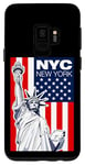 Coque pour Galaxy S9 Cool New York Statue of Liberty, This is My New York City