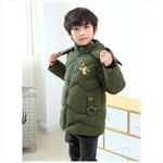 Doudoune Enfant Garçon De Marque À Capuche Detachable Parka Épaississant D'hiver Veste Chaude En Cotton -Zs306966