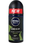 Nivea Men Men Deodorant Deep Black Carbon Amazonia Roll-On